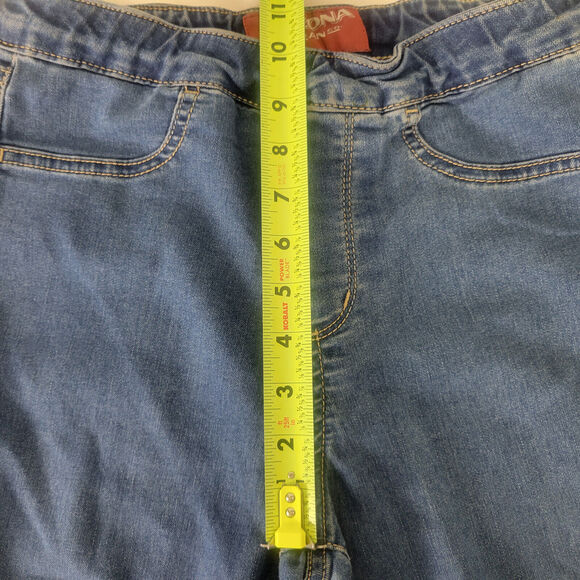 Arizona Jeans Juniors 7 Blue Mid Rise Womens Jegging Medium Wash Denim W27 x L27 - Picture 4 of 11